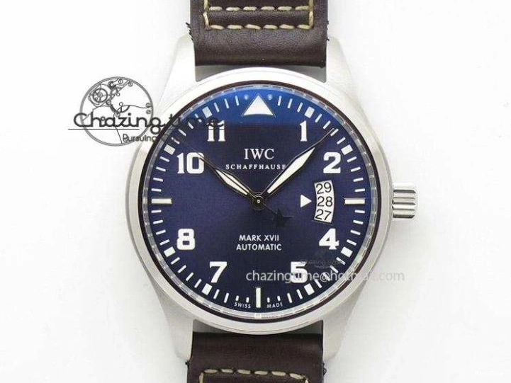 MIROTIME 0412 EasyCare Pilot Chrono IW388001 Real Ceramic ZF 1:1 Best Edition On Black Nylon Strap A 7279